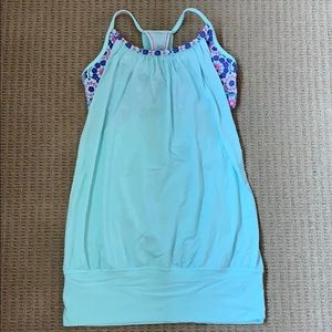 Closet overflowing with Lululemon